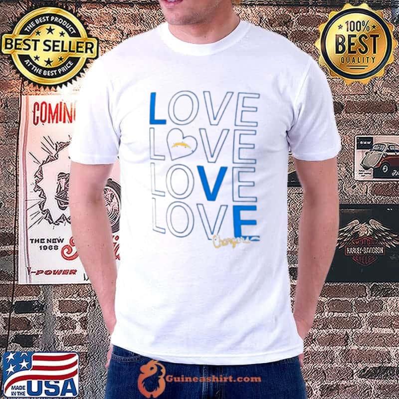 Los Angeles Chargers G III Love Graphic Shirt