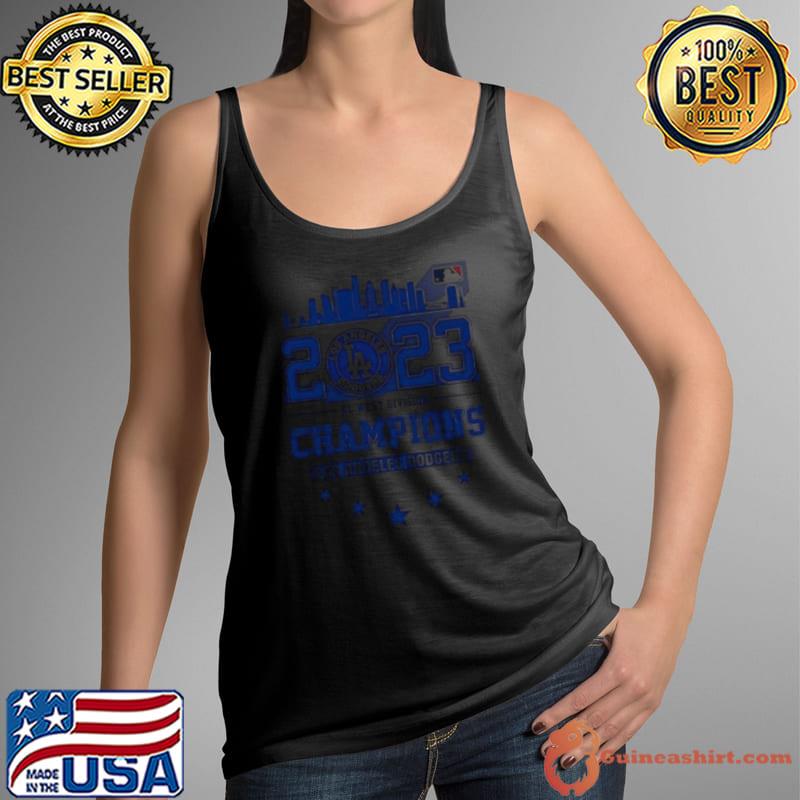 Los Angeles Dodgers 2023 NL Division Champions Skyline Shirt Tank Top