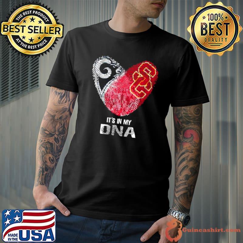 Los Angeles Rams And USC Trojans Heart It’s In My DNA 2023 Shirt