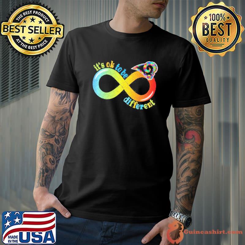 Los Angeles Rams Autism Awareness Infinity It’s ok to be Different shirt