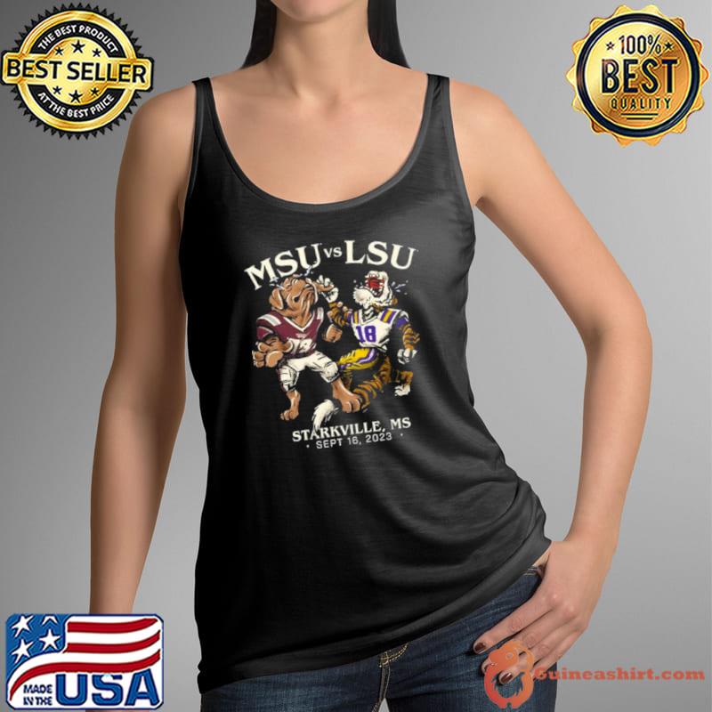 LSU Tigers Vs Mississippi State Game Day Starkville MS Sept 16 2023 Shirt Tank Top