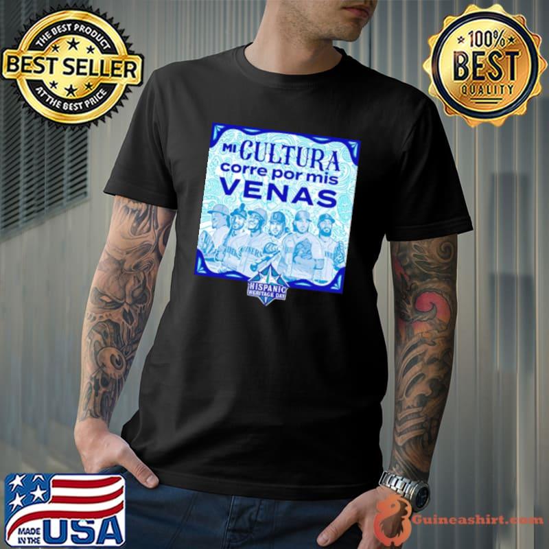 Mariners Mi Cultura Corre Por Mis Venas Hispanic Heritage Day shirt