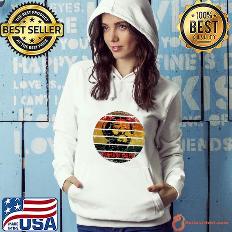 Marvin Gaye American R&B and soul singer and songwriter vintage sunset T-Shirt Hoodie