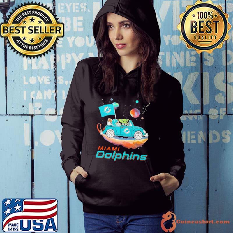 Master Yoda Driving Car Star Miami Dolphins Football 2023 Shirt Hoodie