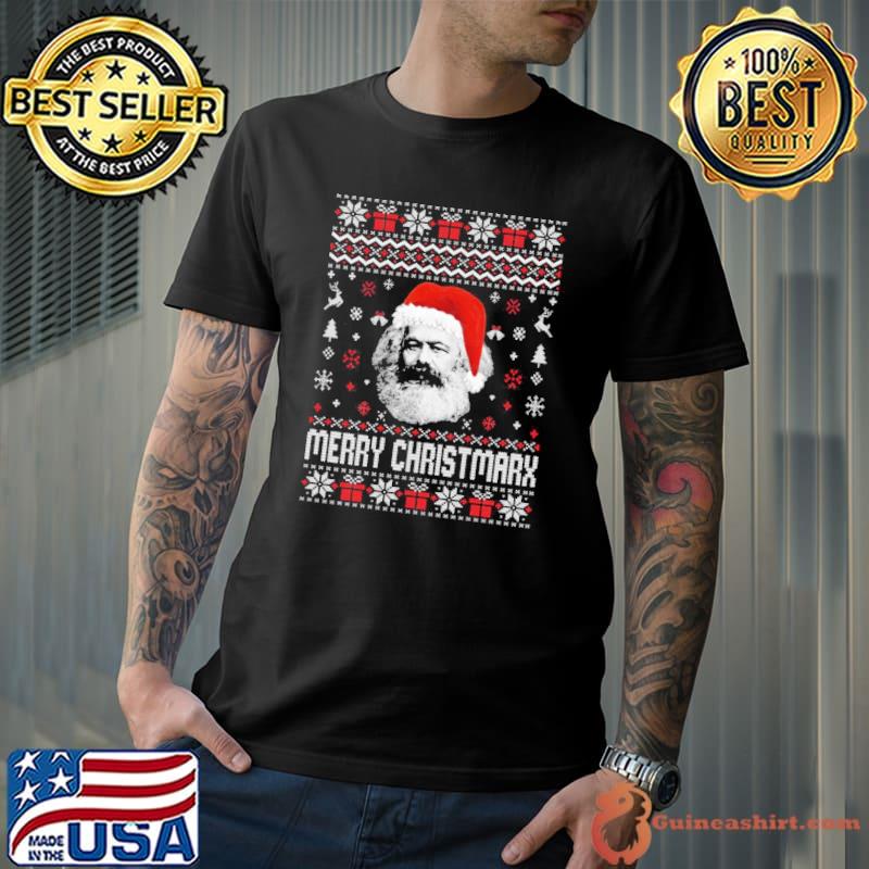 Merry Christmarx Karl Marx Merry Christmarx Communist C shirt