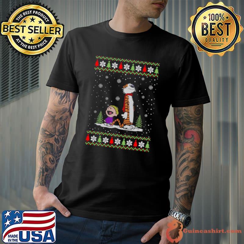 Mery Christmas Calvin And Hobbes Shirt