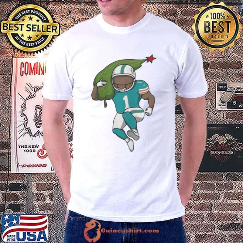 Miami Dolphins Christmas Tree Nfl shirt - Guineashirt Premium ™ LLC