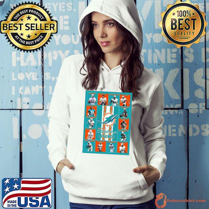 Miami Dolphins Legends Players Signatures 2023 T-shirt,Sweater, Hoodie, And  Long Sleeved, Ladies, Tank Top
