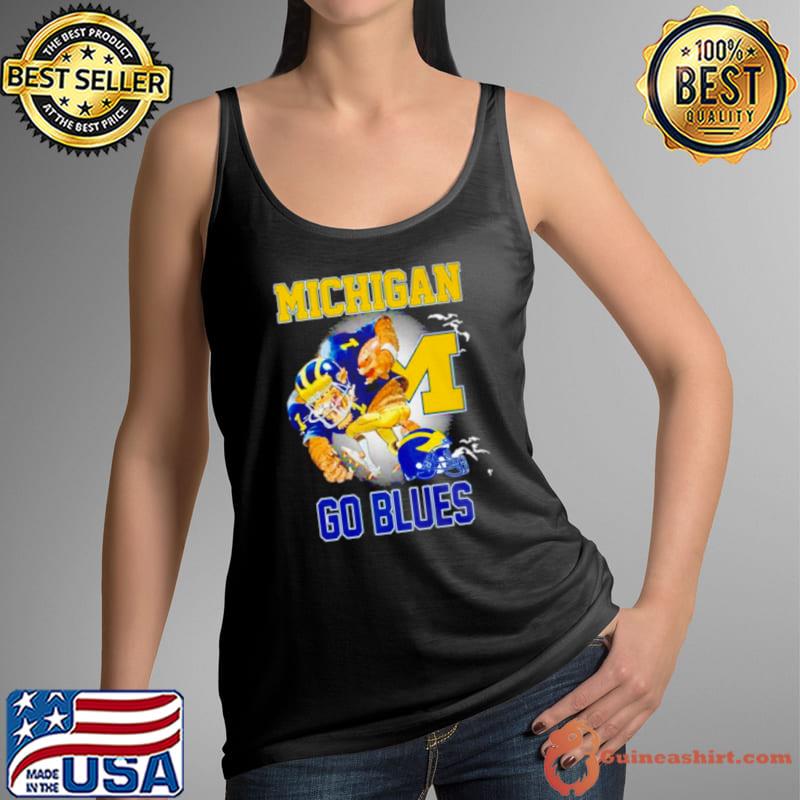 Michigan go blues for sports fan s Tank Top