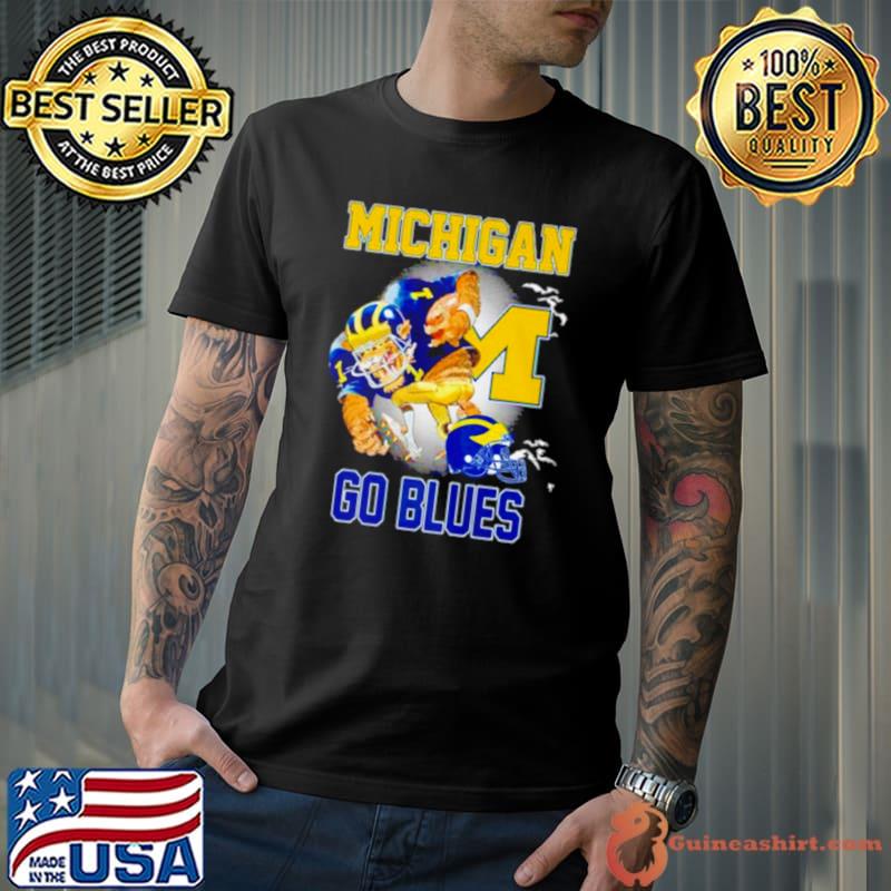 Michigan go blues for sports fan shirt