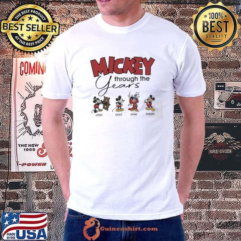 Mickey Through The Years shirt