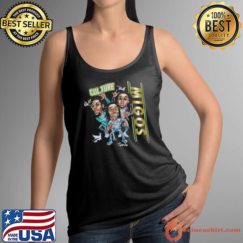 Migos culture caricature s Tank Top