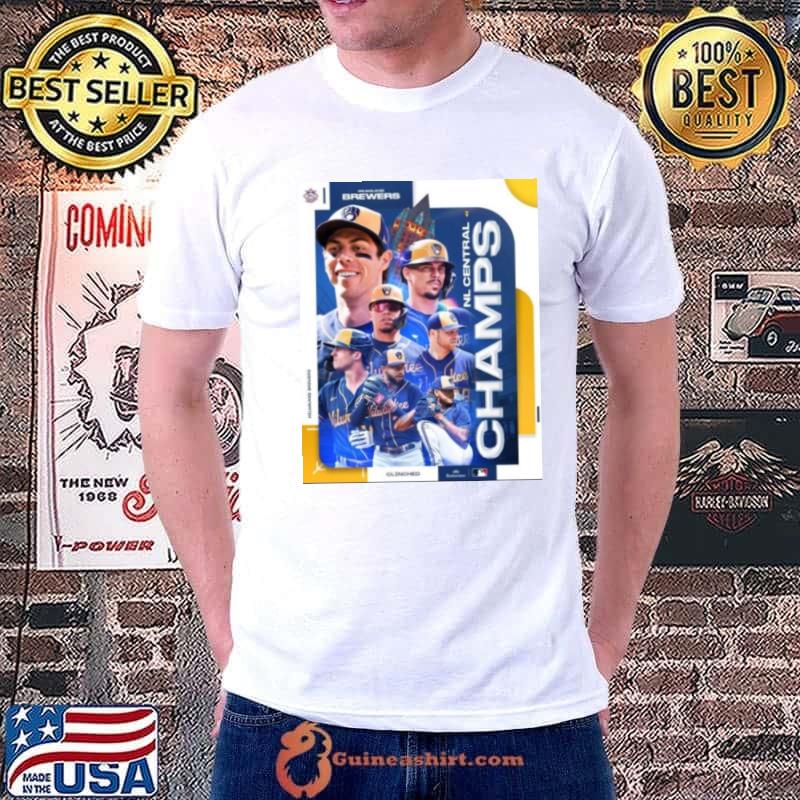 Milwaukee Brewers Nl Central Champs Cinched Shirt - Peanutstee