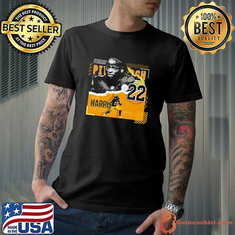 Najee harris football paper poster steelers shirt, hoodie, sweater, long  sleeve and tank top