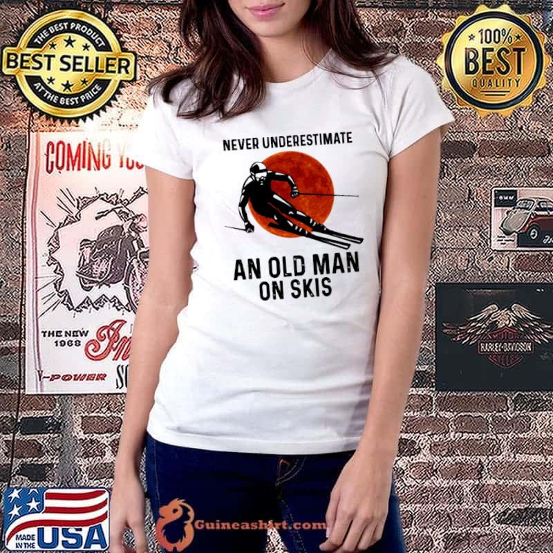 Never underestimate an old man on skis blood moon s Ladiestee