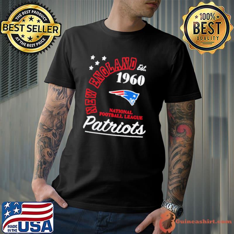 New England Patriots Est 1960 National football League shirt