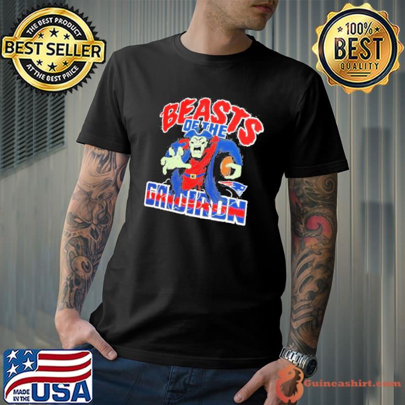 New England Patriots Monsters of the Gridiron Halloween Shirt