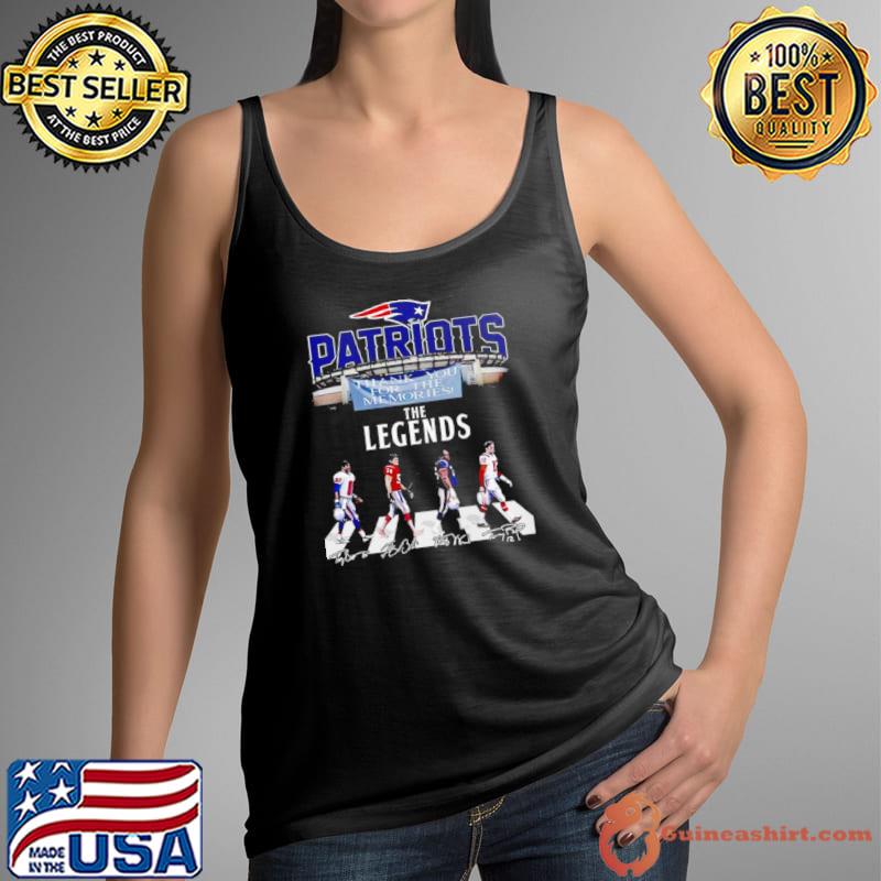 New England Patriots The Legends Thank You For The Memories Unisex Shirt Tank Top