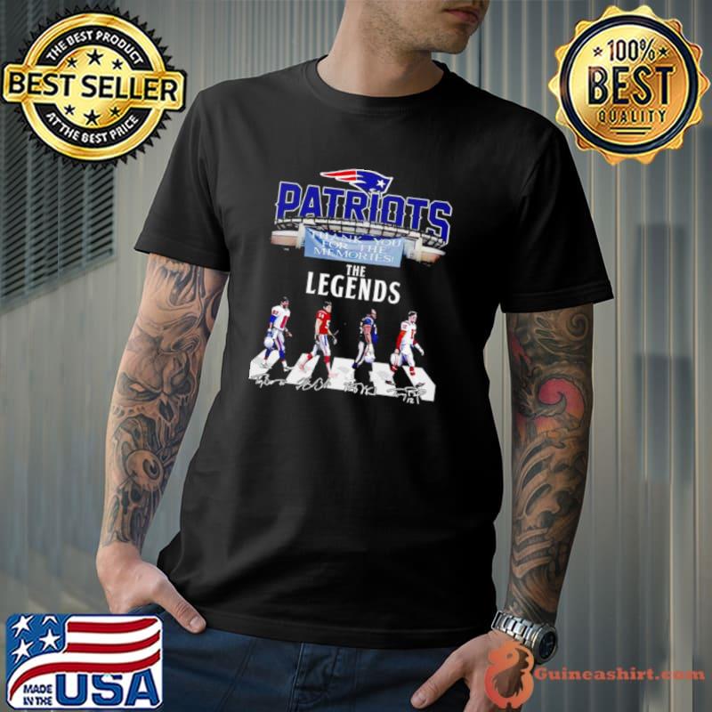 New England Patriots The Legends Thank You For The Memories Unisex Shirt