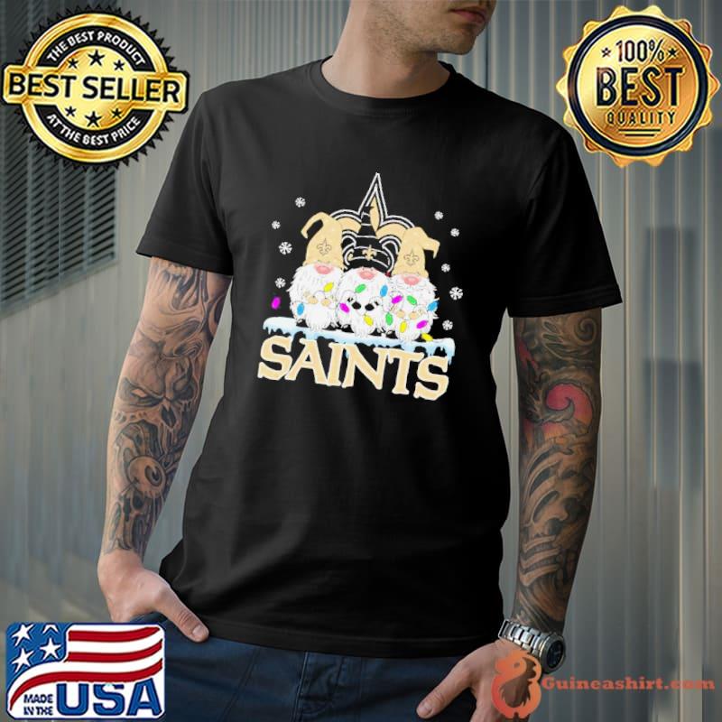 The Gnomes New Orleans Saints Christmas 2023 T-shirt, hoodie