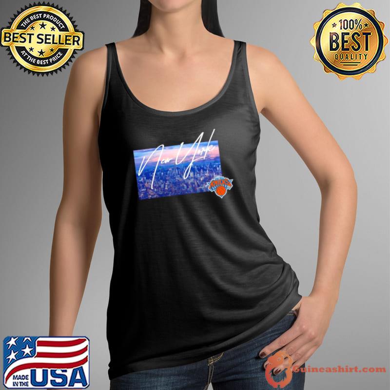 New York Knicks Pro Standard Cityscape Crop Boxy s Tank Top