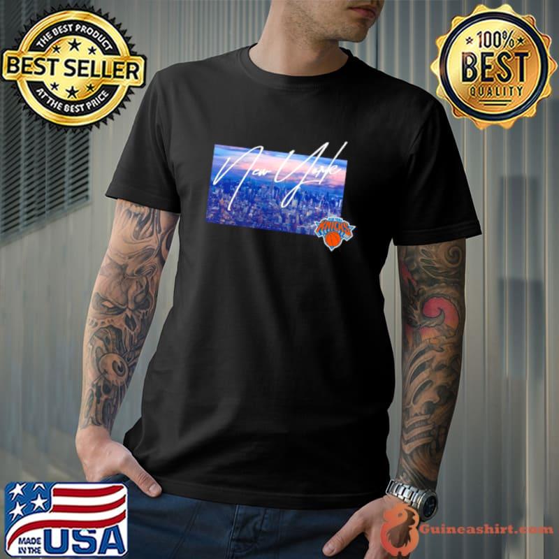 New York Knicks Pro Standard Cityscape Crop Boxy shirt