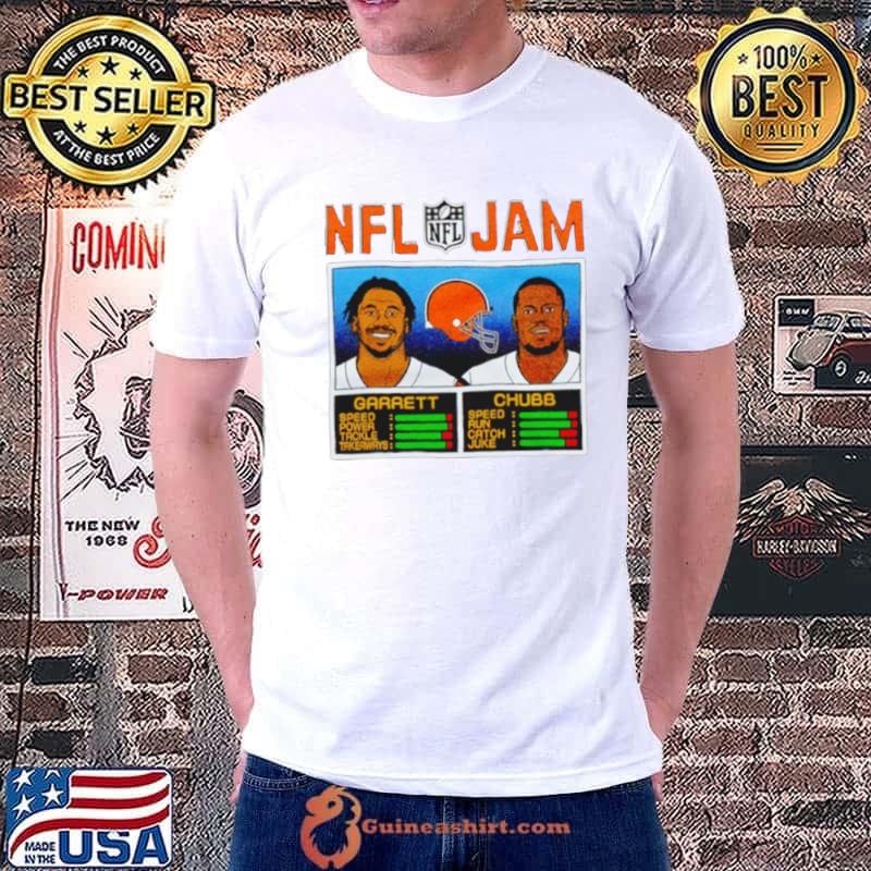 NFL Jam Cleveland Browns Myles Garrett and Nick Chubb shirt