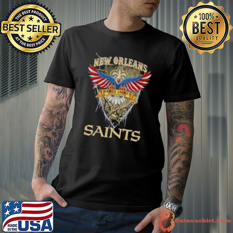 NFL US Eagle Geaux Saints New Orleans Saints Shirt, hoodie, sweater, long  sleeve and tank top