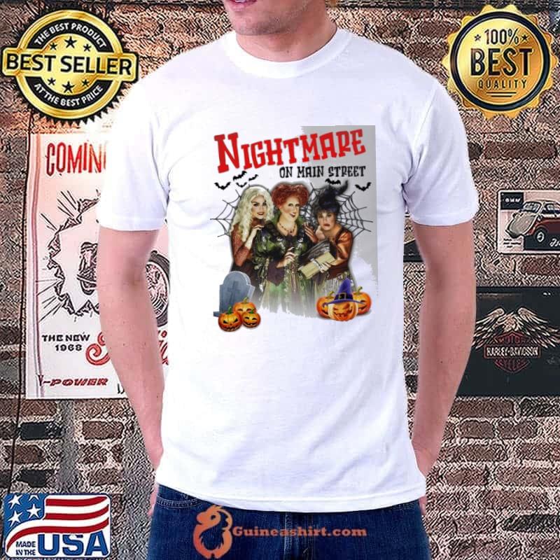 Nightmare on main street hocus pocus disney pumpkins halloween shirt