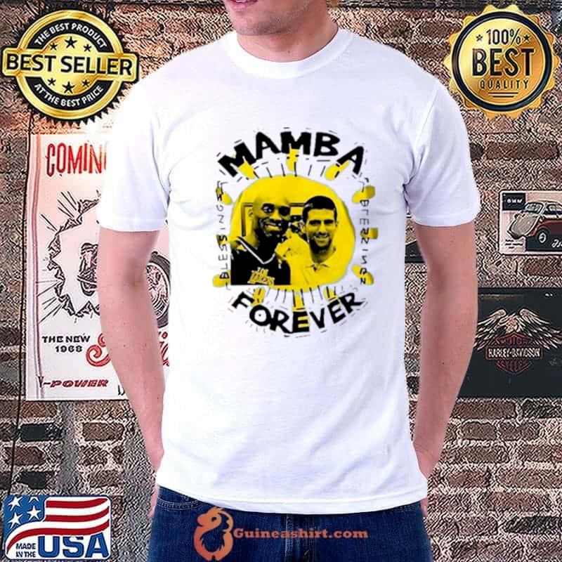 Novak Djokovic Kobe Bryant Mamba forever shirt