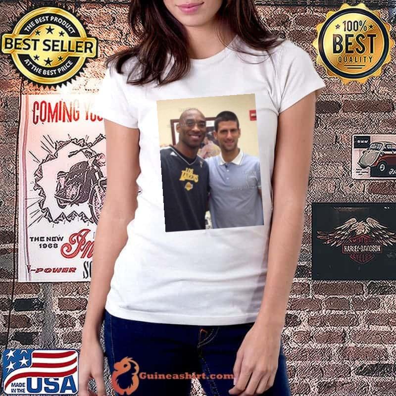 Novak Djokovic Kobe Bryant US Open 2023 Shirt Ladiestee