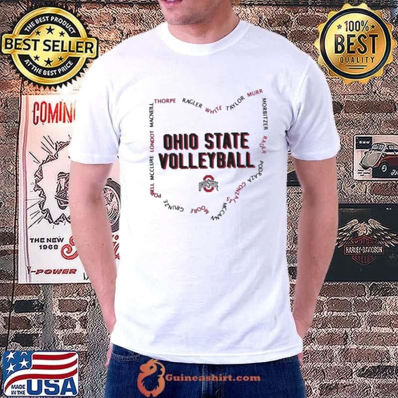 Ohio state buckeyes volleyball team roster 50ix Shirt