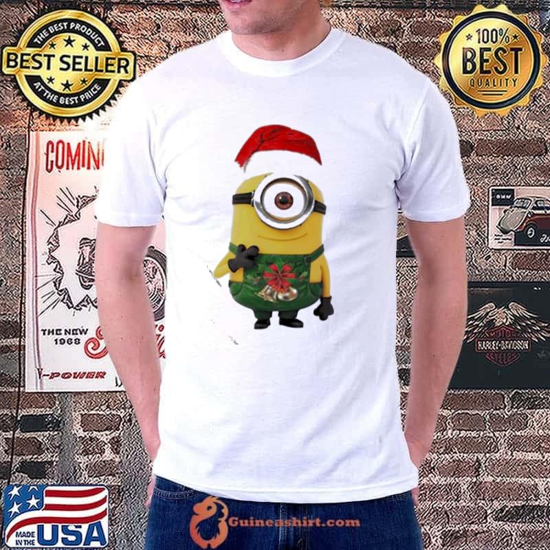 One Eye Minion In Christmas Shirt