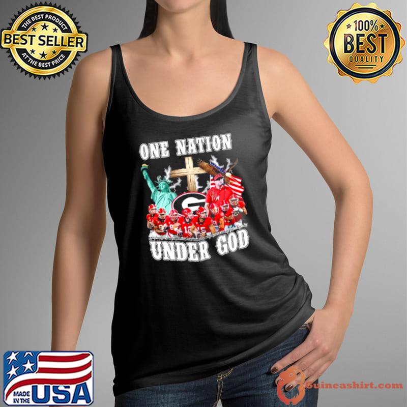 One Nation Under God Georgia Bulldogs 2023 Signatures s Tank Top