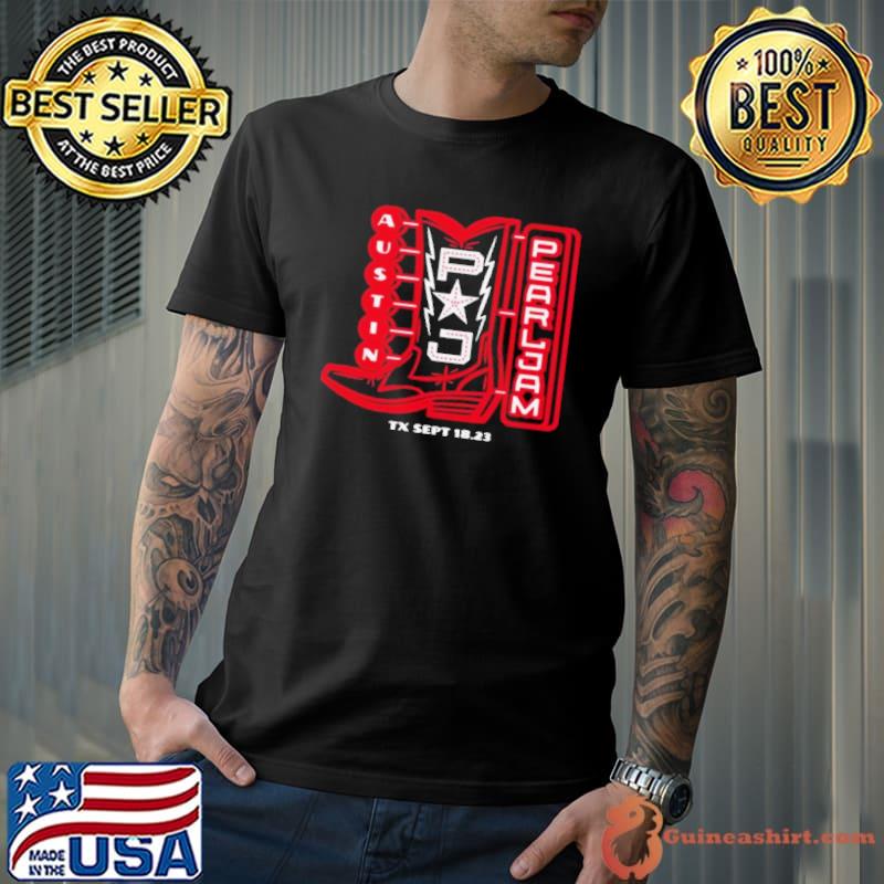 Pearl Jam Tour Moody Center Austin Tx Sept 18 2023 Shirt