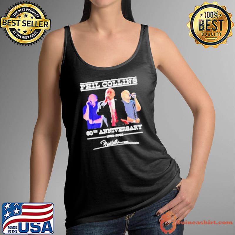 Phil Collin 60th anniversary 1963 2023 signature s Tank Top