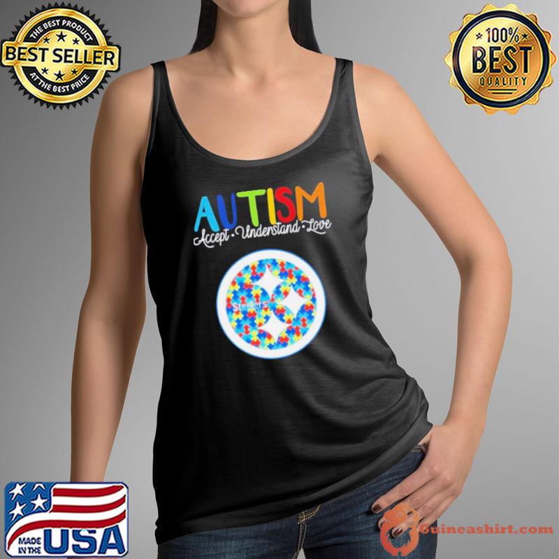 Pittsburgh Steelers NFL Autism Awareness Accept Understand Love Shirt,  hoodie, sweater, long sleeve and tank top