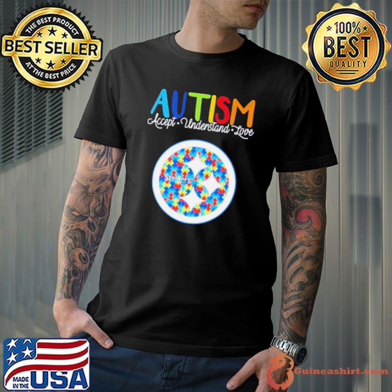 Pittsburgh Steelers NFL Autism Awareness Accept Understand Love Shirt,  hoodie, sweater, long sleeve and tank top