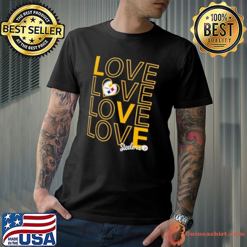 Pittsburgh Steelers G III Love Graphic Shirt - Guineashirt Premium