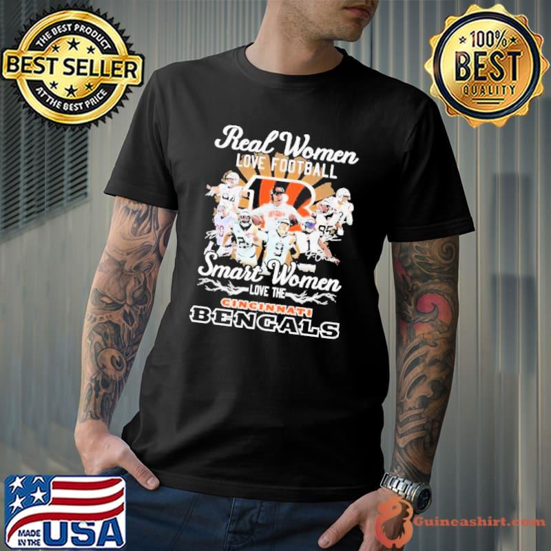 Real women love football smart women love the Cincinnati Bengals 2023 shirt,  hoodie, sweater, long sleeve and tank top