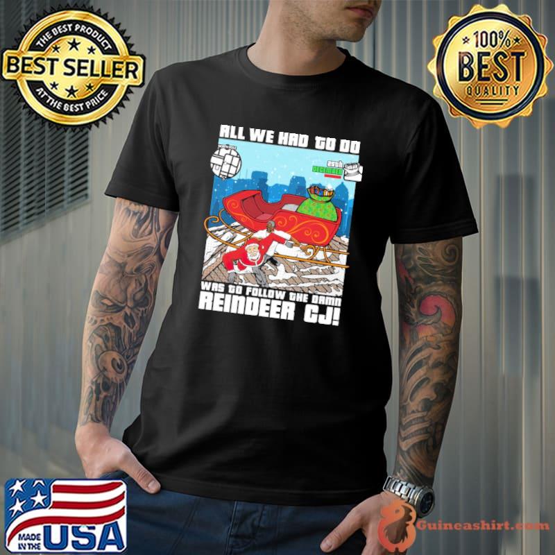 Reindeer Cj Christmas Grand Theft Auto Gta Shirt