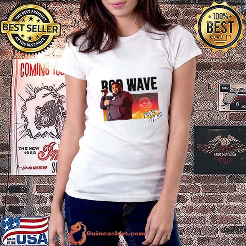 Rod wave vintage American rapper and singer T-Shirt Ladiestee