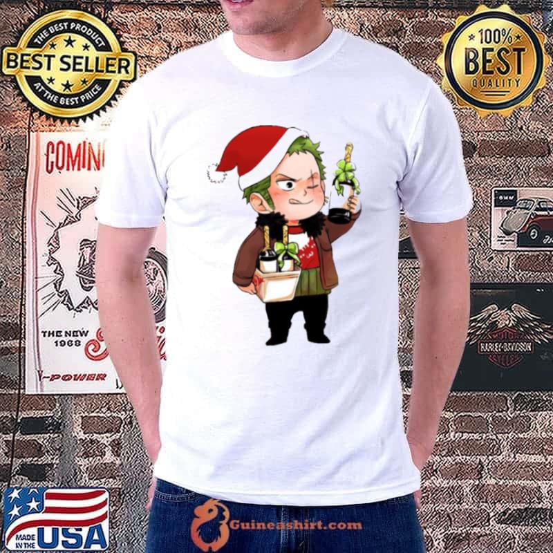 Roronoa Zoro Christmas One Piece shirt