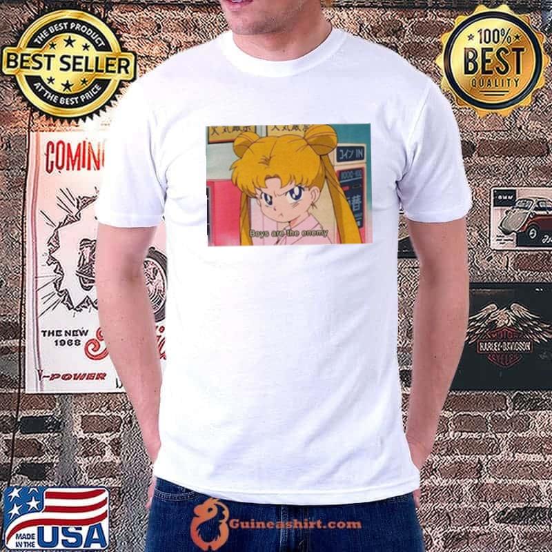 Sailor moon boys are the enemy shirt
