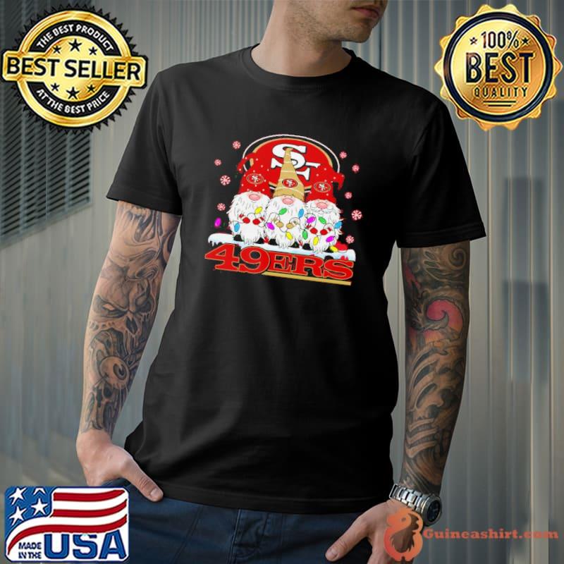 Official san Francisco 49Ers Santa Hat Logo Christmas Shirt, hoodie,  sweater, long sleeve and tank top