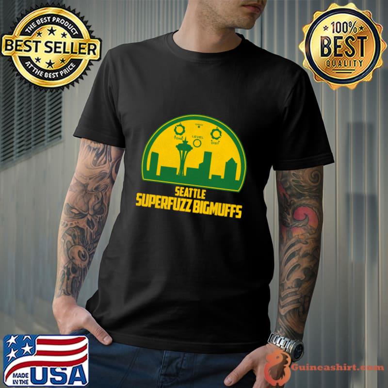 Seattle Superfuzz Grunge Music Tribute T-Shirt