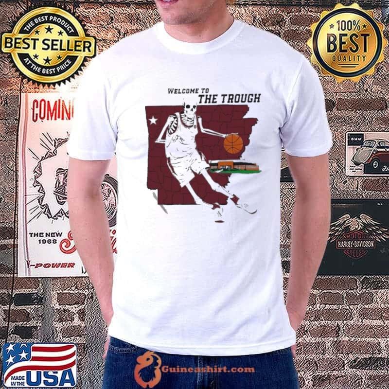 Skeleton welcome to the trough basketball 2023 shirt