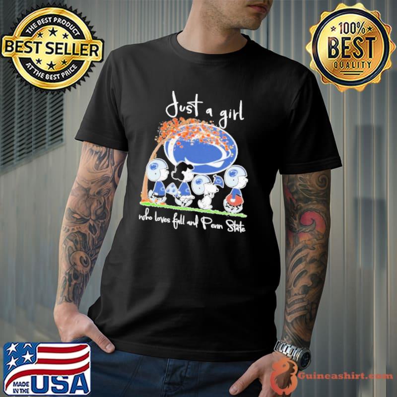 Snoopy and Charlie Bone just a girl who loves kal and Penn State shirt
