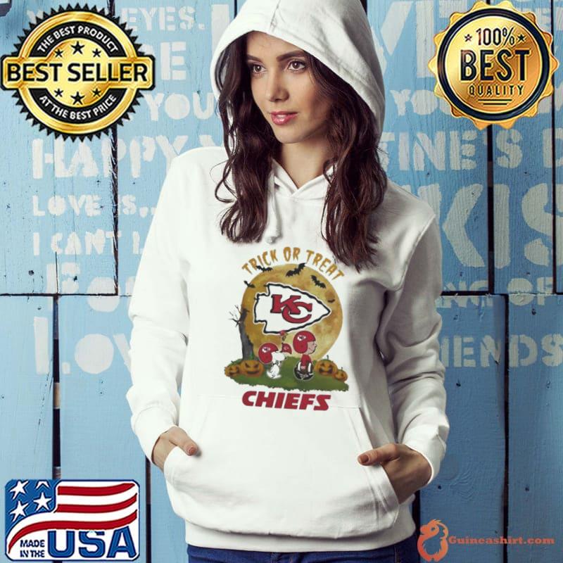 Snoopy And Charlie Brown Trick Or Treat Halloween Kansas City Chiefs Shirt,  hoodie, sweater, long sleeve and tank top