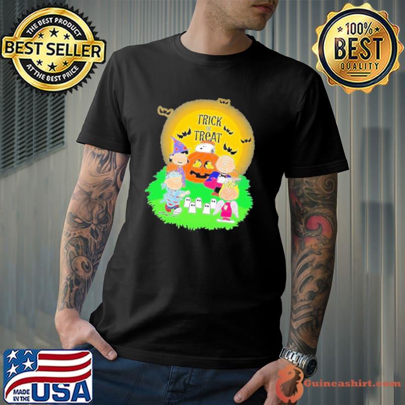 Snoopy and friends trick or treat halloween shirt